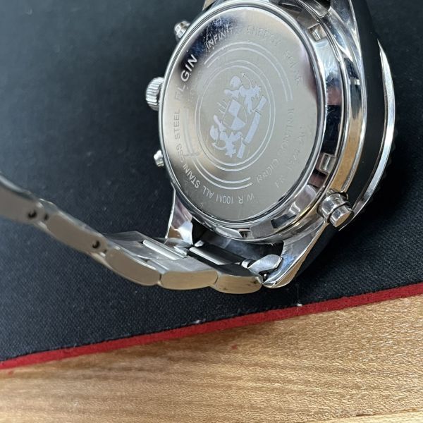ELGIN エルジン 腕時計 SOLAR DRIVE W.R.100M FK-1374-AP_画像4