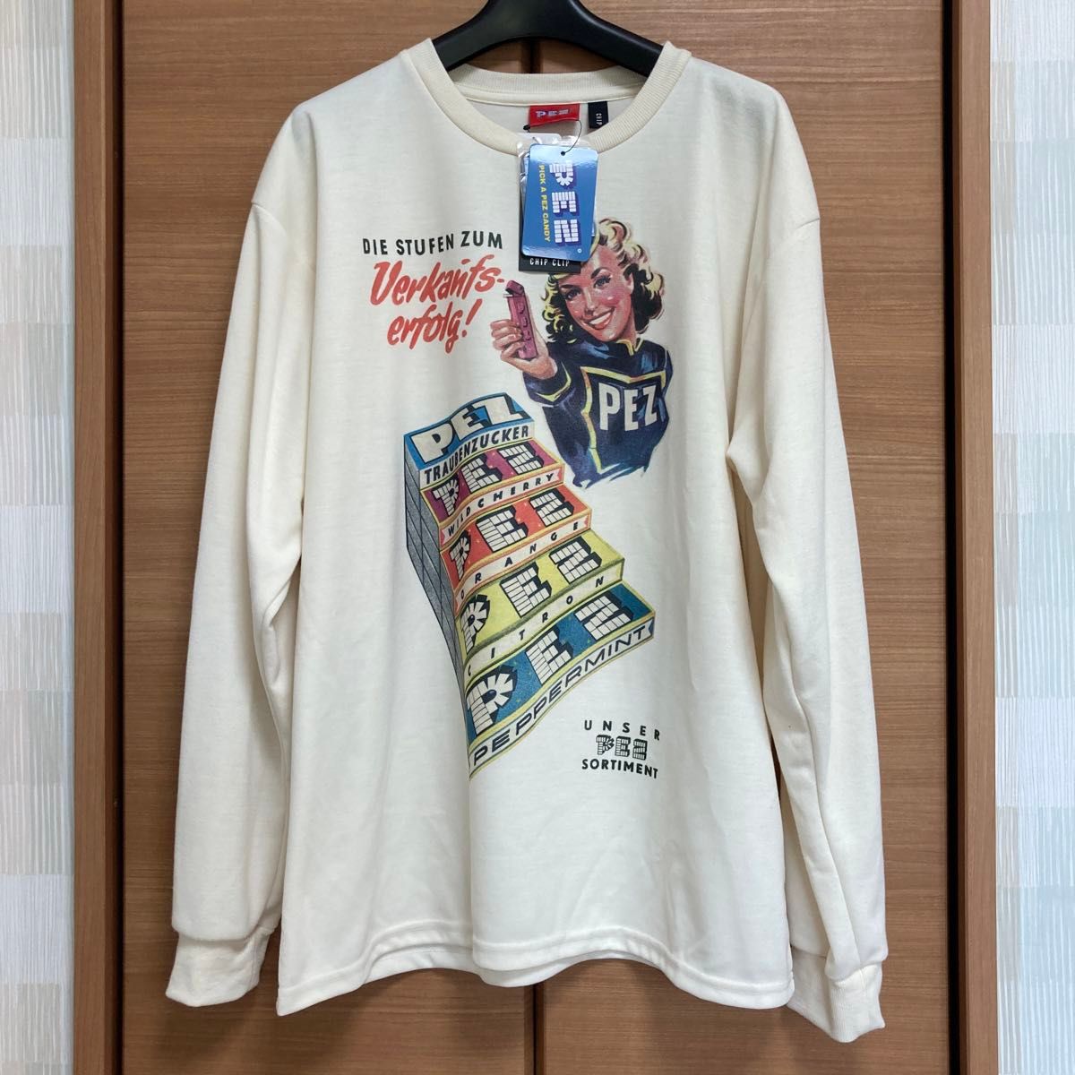 PEZ ペッツ  長袖　Tシャツ ロンT