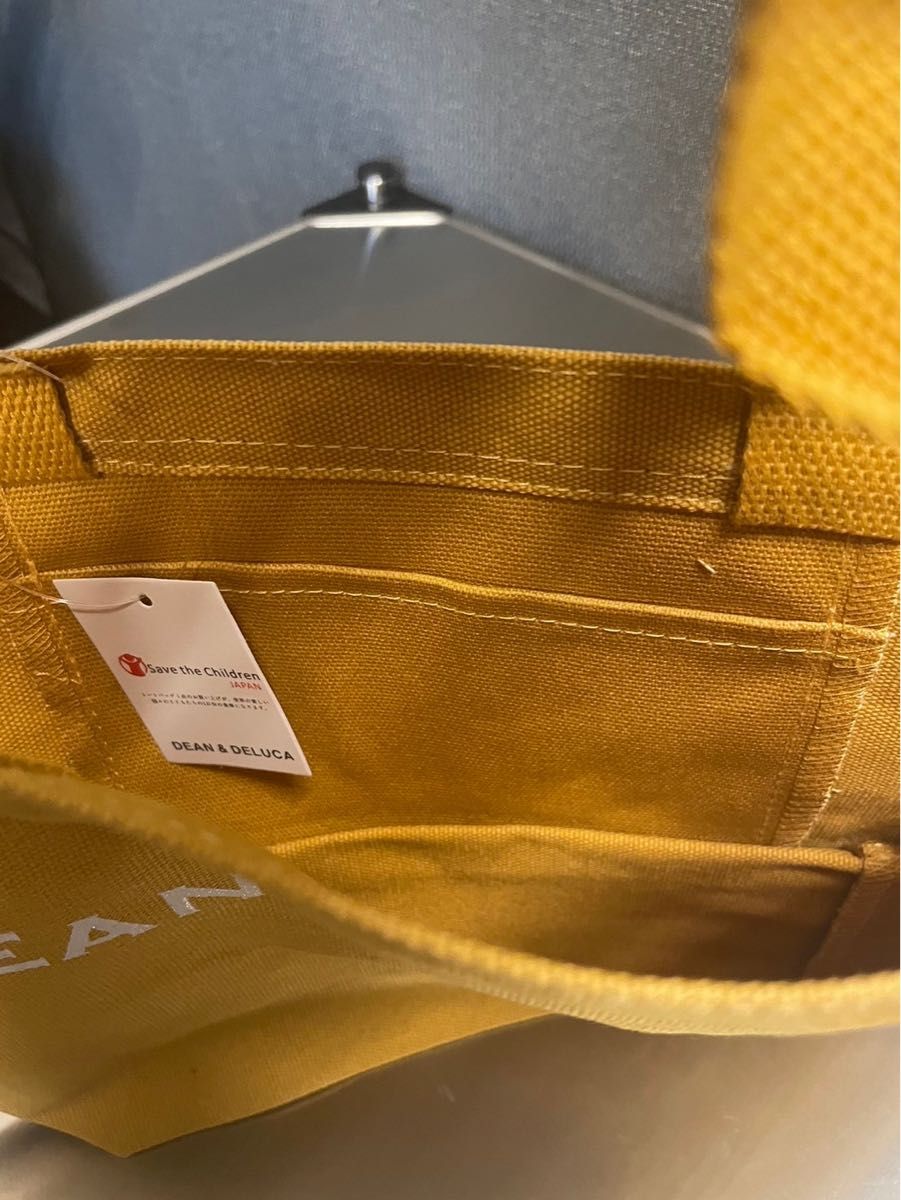 新品★DEAN&DELUCA ディーンアンドデルーカトートバッグイエローSサイズ