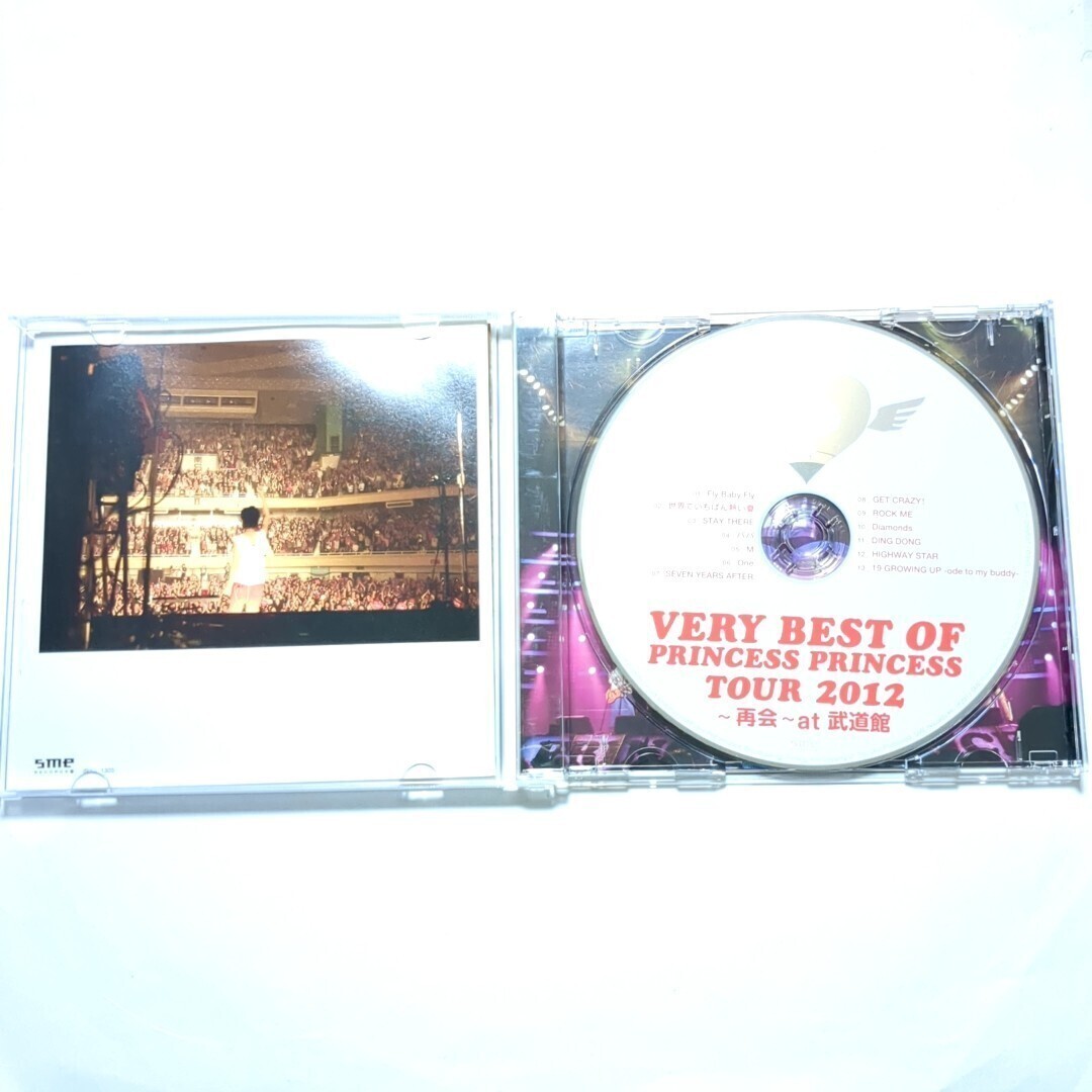 プリンセス・プリンセス CD 「VERY BEST OF PRINCESS PRINCESS TOUR 2012 ~再会~ at 武道館」 初回限定盤 20Pカラーブックレット付_画像2