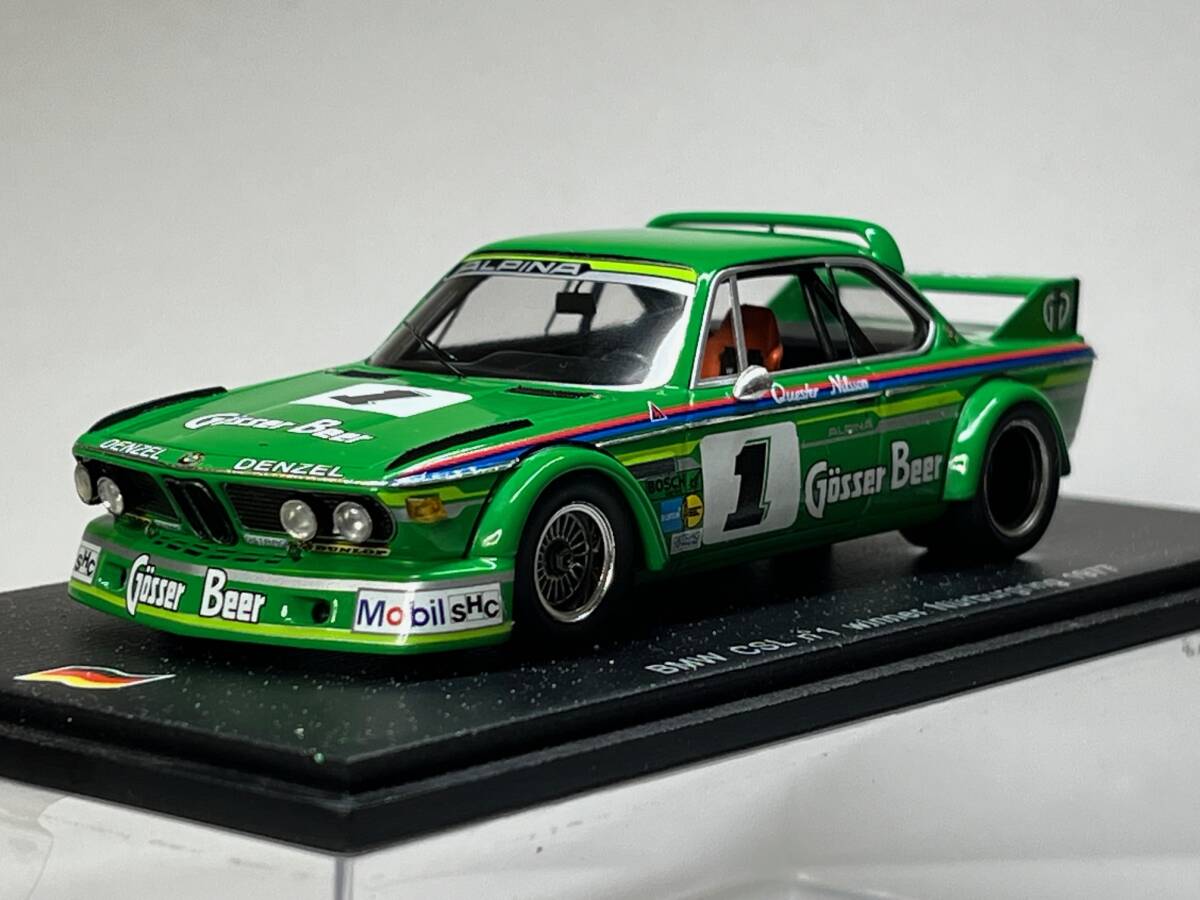 BMW CSL Alpina ニュル 1977 Winner ミニカーSpark Yahoo!オークション - SPARK 1/43 BMW CSL ALPINA WINNER