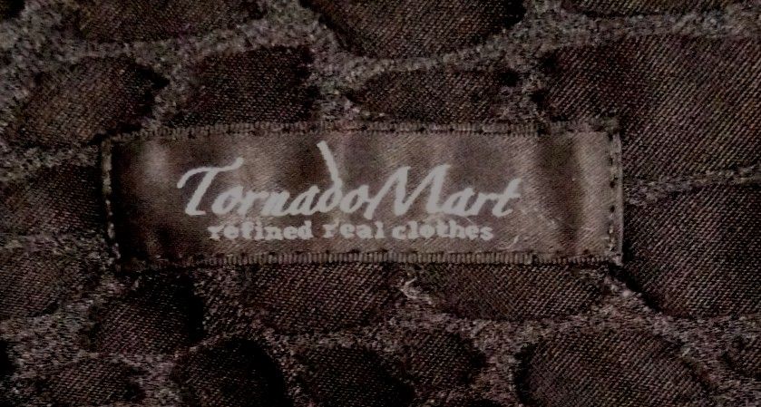 トルネードマート　コート　黒地×クロコダイル　TORNADO MART