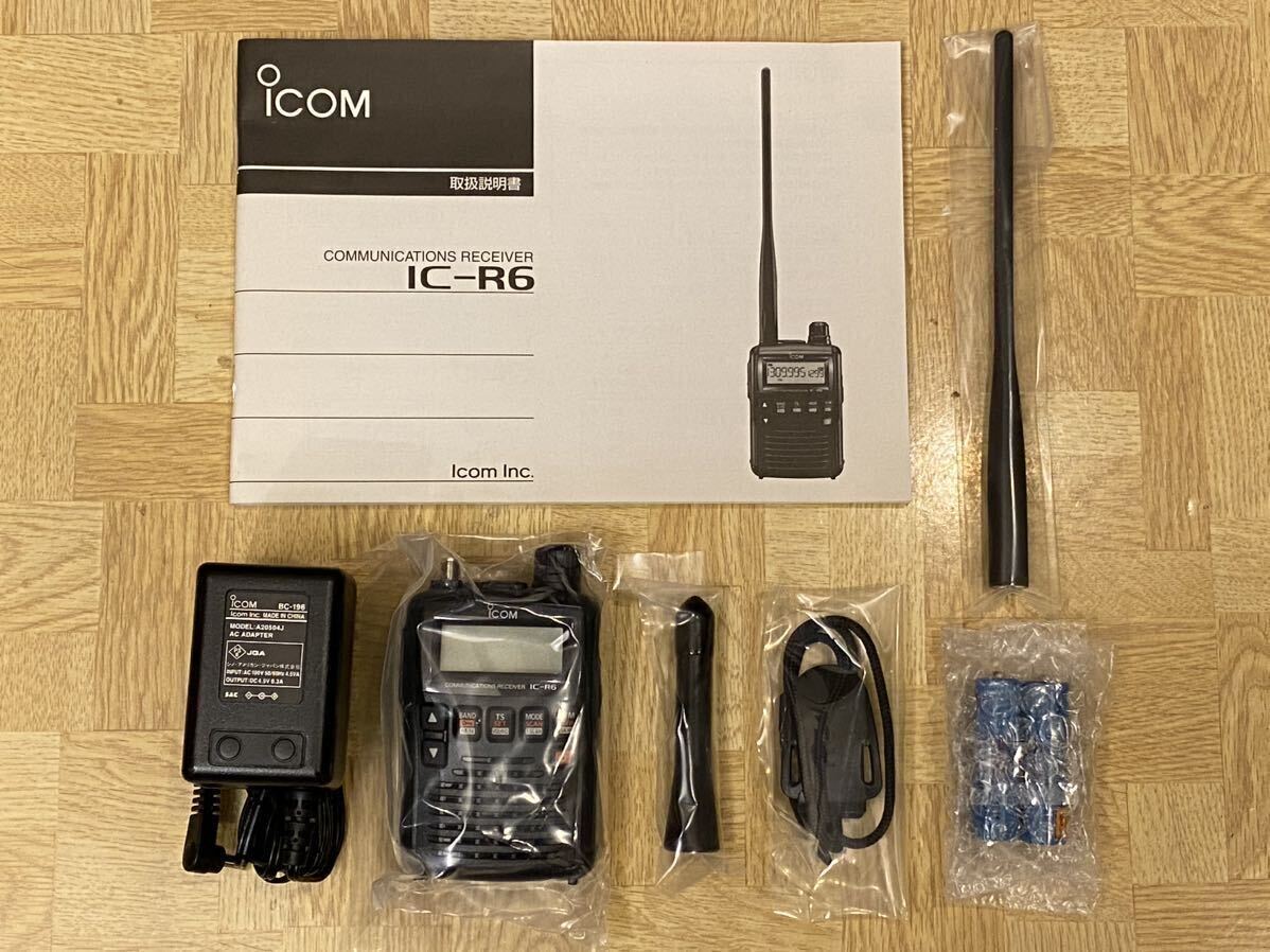 [ новый товар * не использовался * покупка привилегия антенна приложен ] Icom широкий obi район портативный ресивер IC-R6e Avand ( авиация беспроводной ) специальный specification 