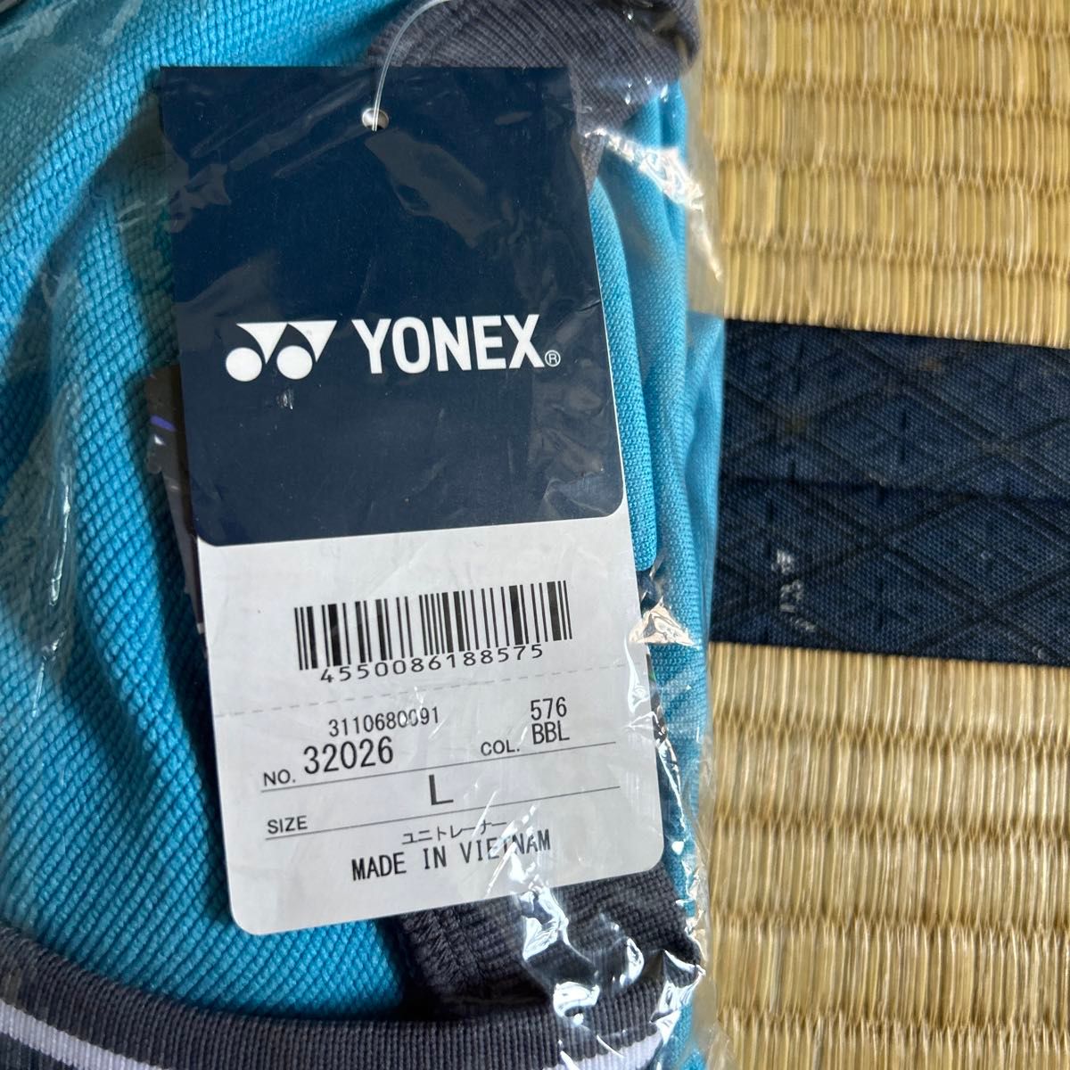 YONEX ヨネックス 32026 テニス バドミントンウェア ユニセックス 厚手トレーナー576 ブライトブルー