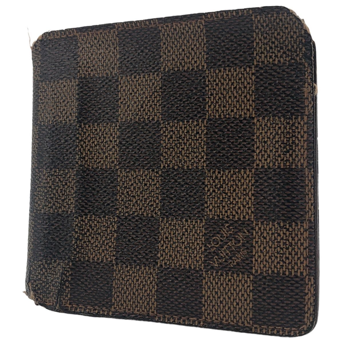 【中古】 LOUIS VUITTON ルイ・ヴィトン ポルトビエ・カルトクレディ モネ ダミエ・エベヌ N61665 財布 20011307 RS_画像2