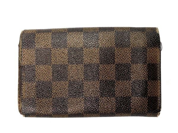 【中古】 LOUIS VUITTON ルイ・ヴィトン ポルト モネ・ビエ トレゾール ダミエ・エベヌ N61730 財布 20011259 RS_画像3