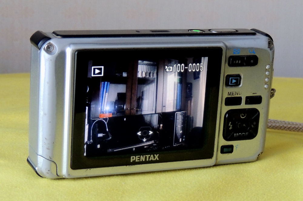 PENTAX OPtio W80 動作品 バッテリー含むの画像4