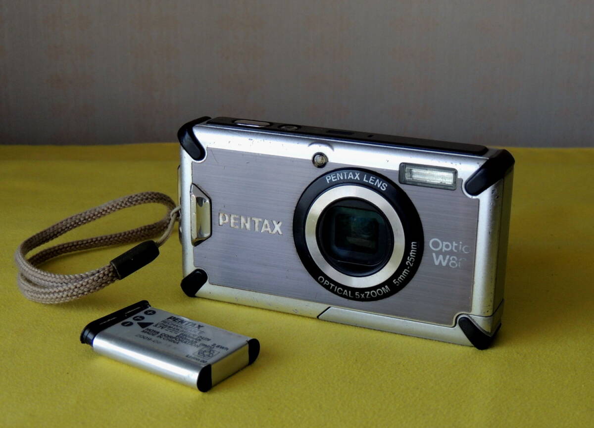 PENTAX OPtio W80 動作品 バッテリー含むの画像1