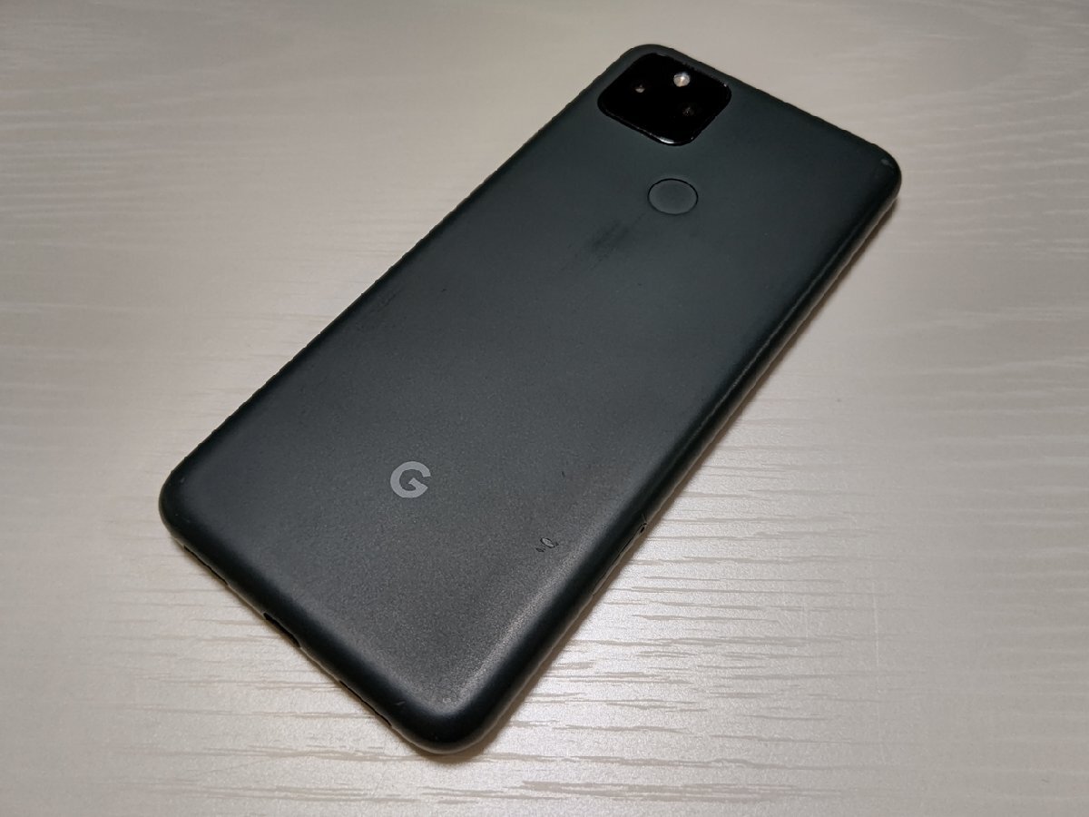 　★【40775WM】 ジャンク SoftBank Google Pixel 5a モーストリーブラック 128GB SIMロック解除済 1円 ! 1スタ !_画像2