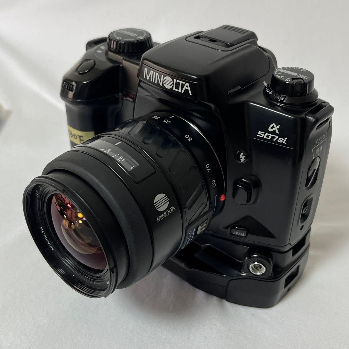 夏直前再値下げ【24-030F】動作・美品 ミノルタα507si+VC507/600+AF28-80mm（オマケ）