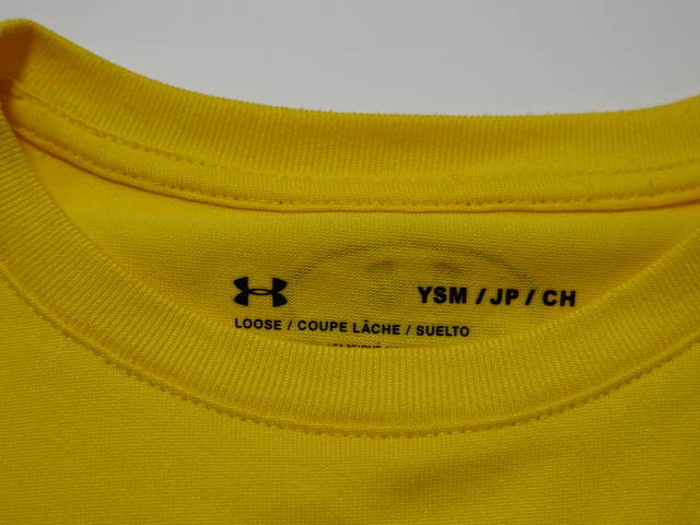 #0502#UNDER ARMOUR Under Armor нагрев механизм короткий рукав YSM(130)*