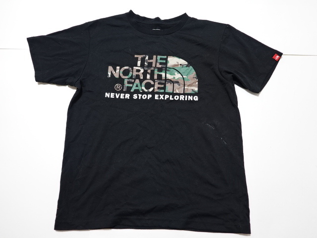 ■0521■ノースフェイス THE NORTH FACE 半袖 Tシャツ M NT31622 カモフラ柄 国内正規品●_画像1