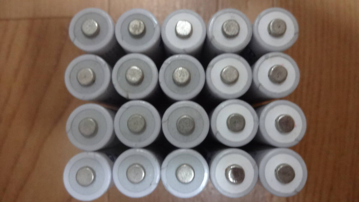 【ジャンク品】エネループ　充電器 + 単3電池20本　SANYO 三洋_画像7