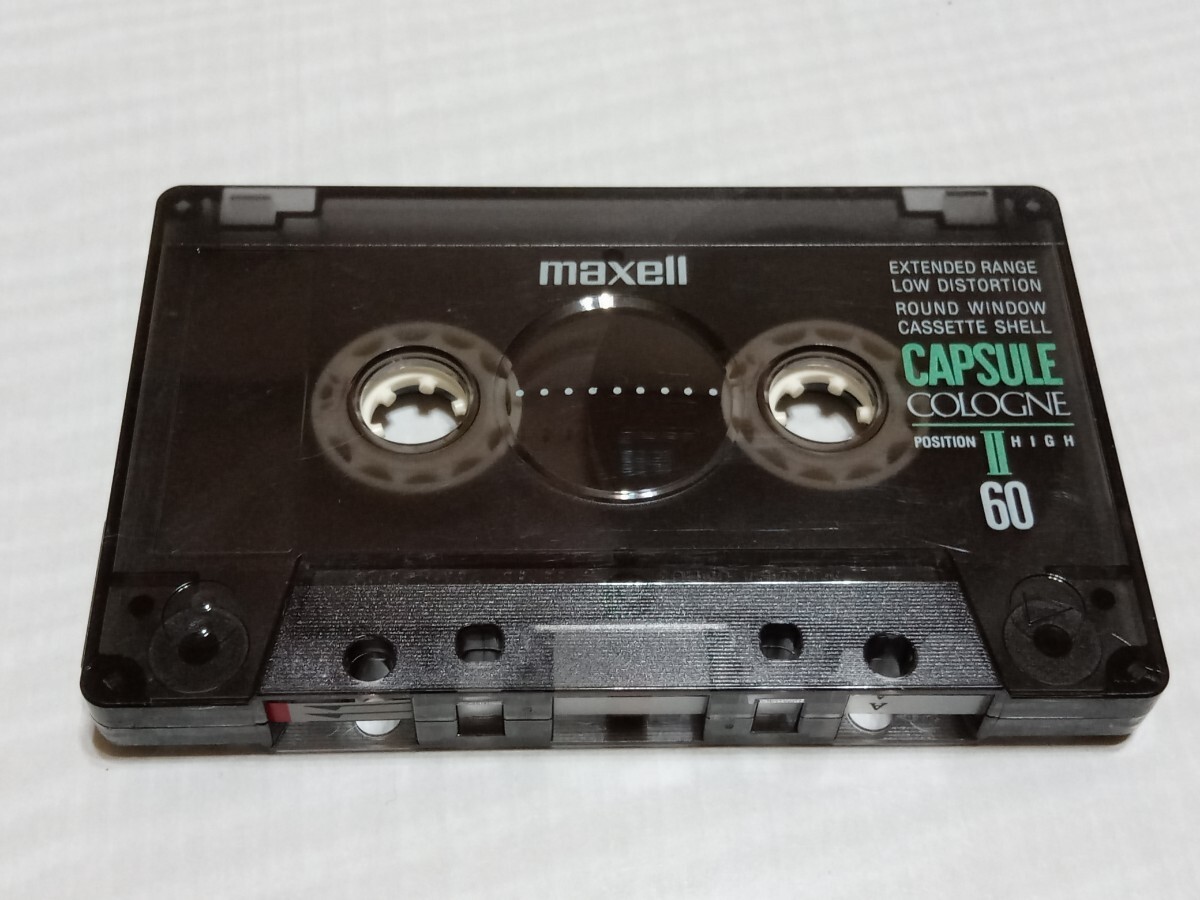 * супер редкий! снят с производства товар maxellmak cell кассетная лента CAPSULE COLOGNE 60 минут подлинная вещь кассета прекрасный хорошая вещь!*