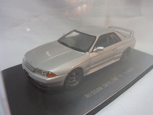 エブロ　1/43　『ニッサン　スカイラインGT-R（R32）（シルバー）』_画像1