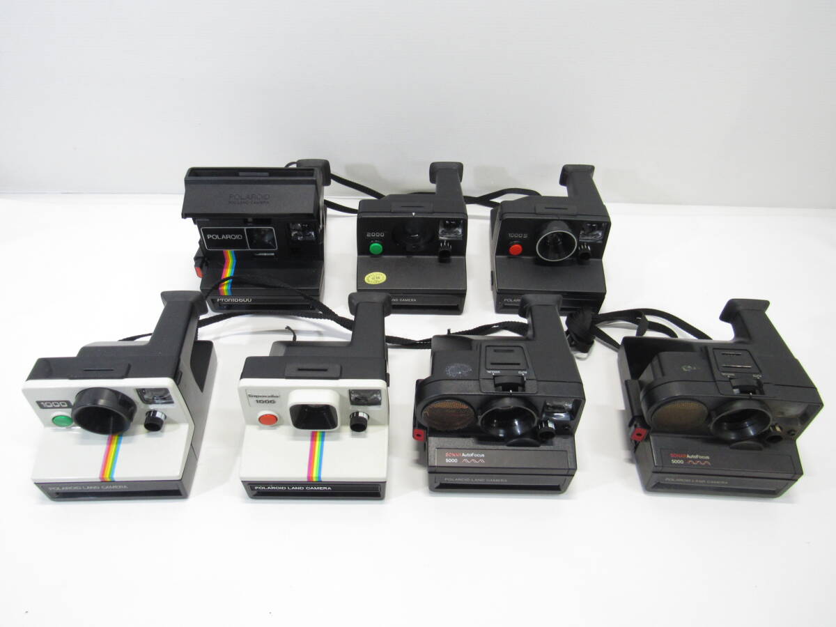 T-1605[同梱不可] POLAROID カメラ 7点まとめ セット Supercolor 1000 Pronto 600 2000 他 ポラロイド インスタント ジャンク_画像1