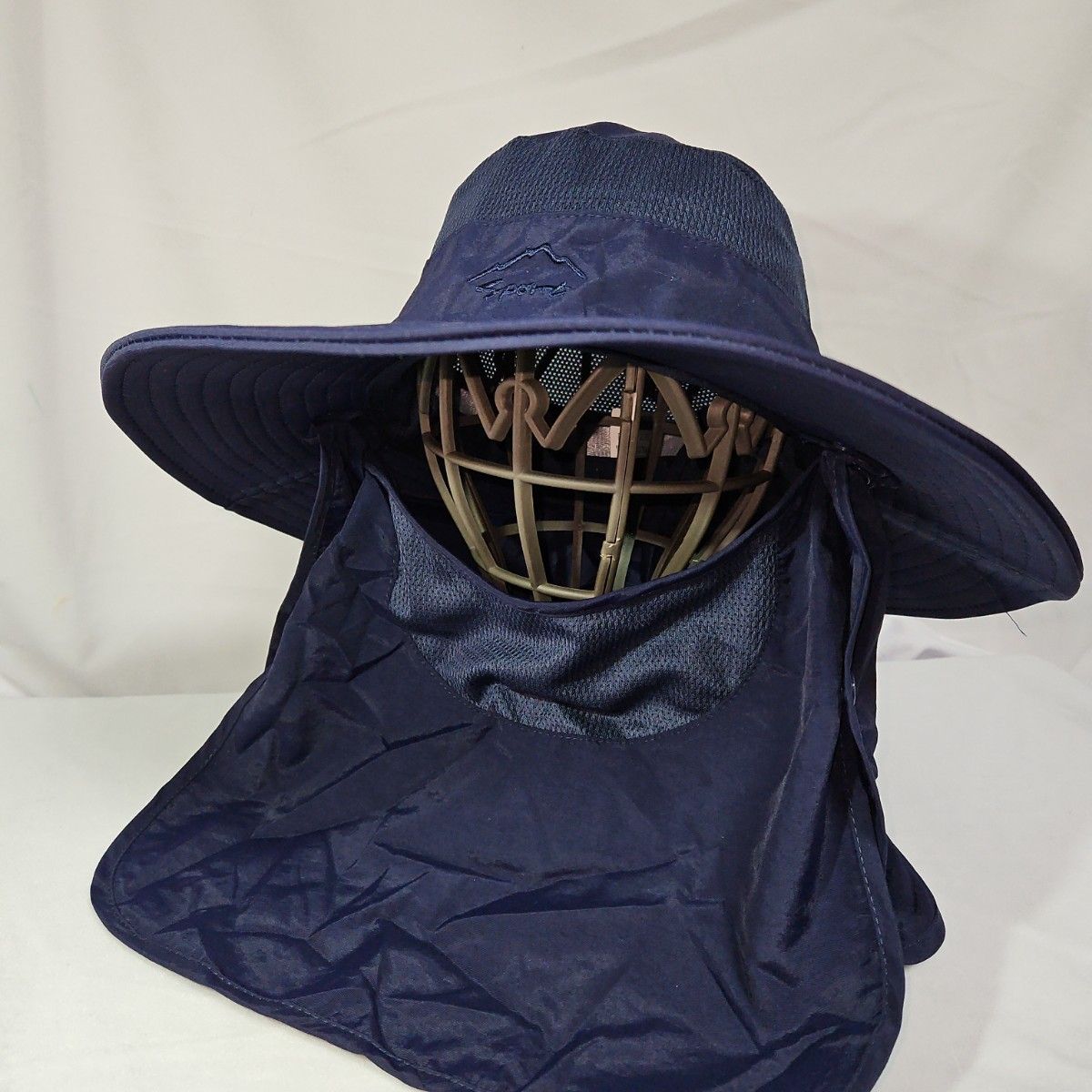 新品ハット 帽子 ネックガード UV  3way 男女兼用　アウトドア　メッシュ