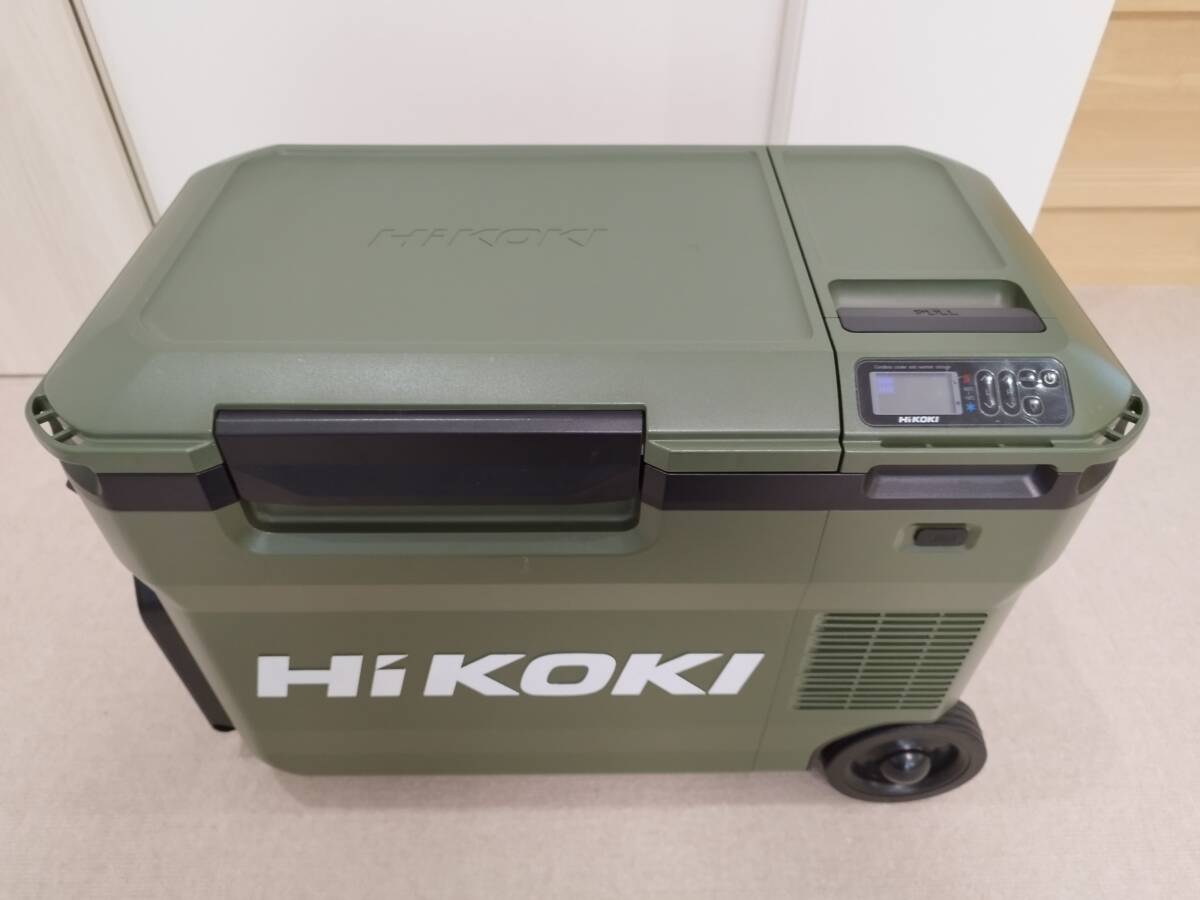  HiKOKI ハイコーキ コードレス冷温庫 UL18DB バッテリー2個ACアダプター付 充電式保冷温庫_画像2