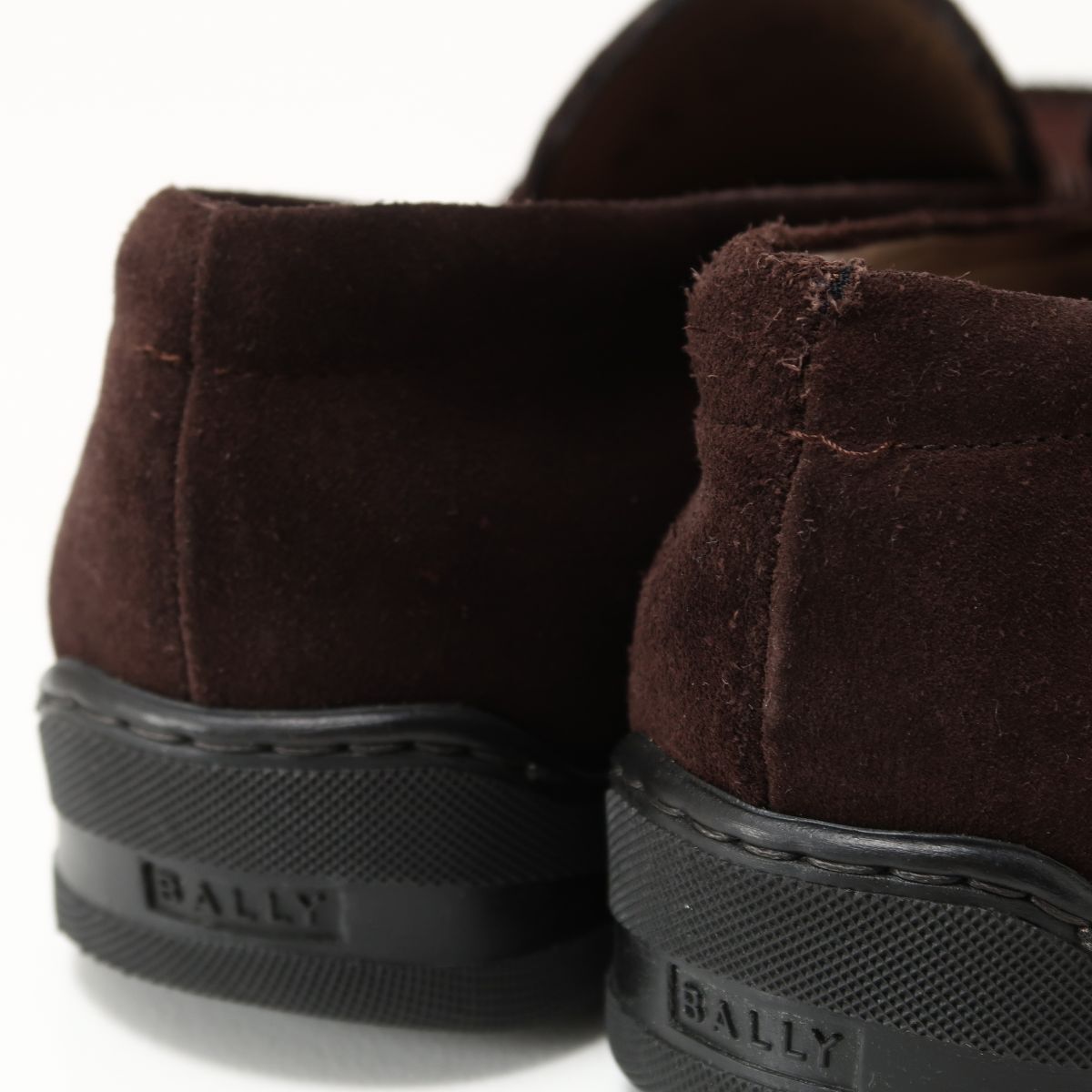 GP9840^ Italy made Bally /BALLY suede leather Loafer / slip-on shoes shoes brown group size 3.5/ approximately 23.5cm corresponding 