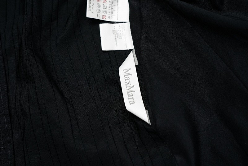 GP9527 Italy made * Max Mara /Max Mara* silk .* stripe ground pattern * suit jacket * tailored jacket * size 40* black 