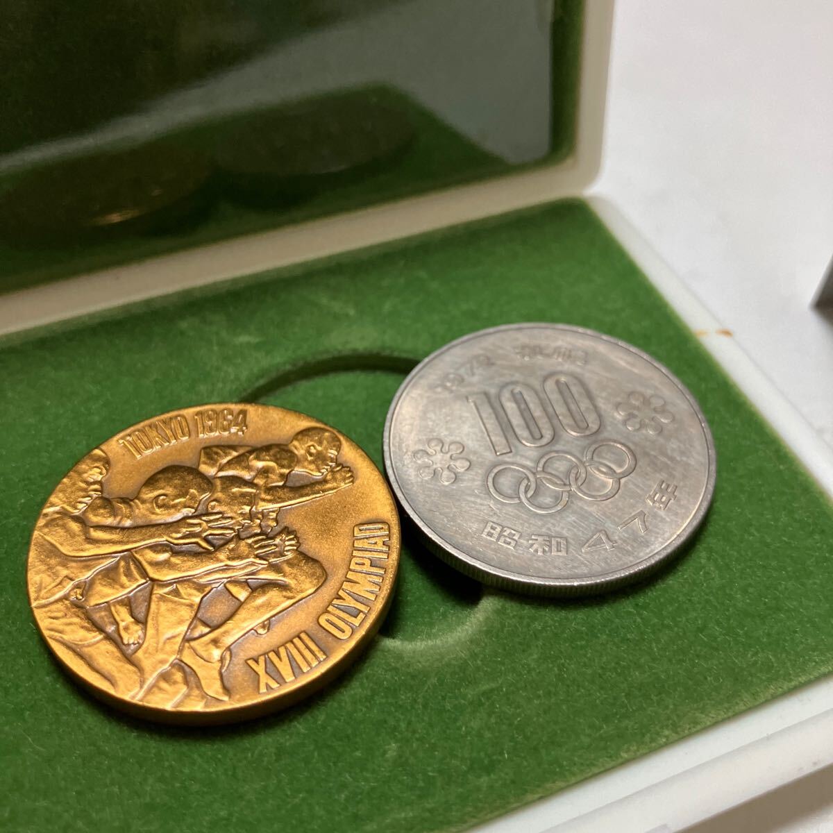 東京オリンピック 東京五輪 1964年 記念メダル 銅メダル 昭和 札幌オリンピック記念硬貨 セット まとめての画像1