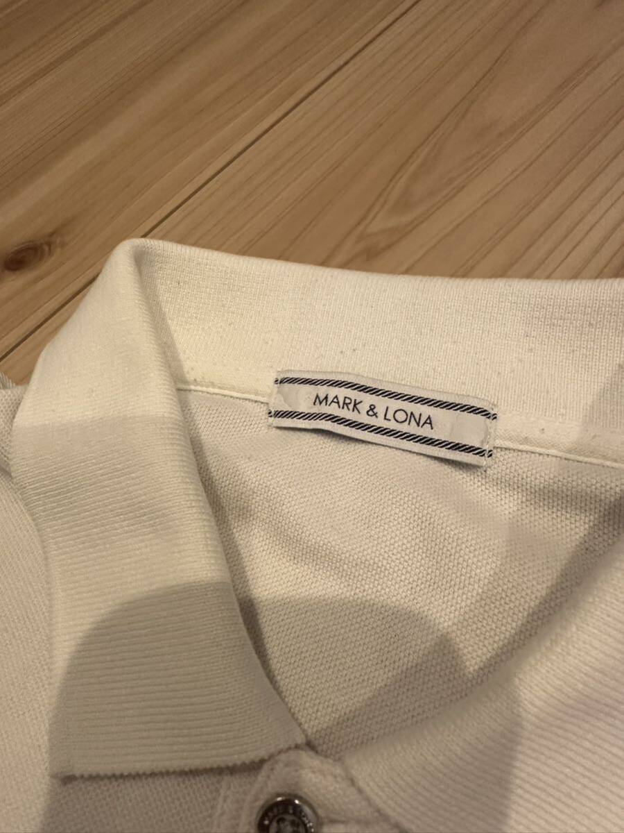 定番人気 大きいサイズ MARK&LONA マークアンドロナ 半袖 ポロシャツ メンズ サイズXL ワッペン ロゴ ゴルフ ゴルフウェアの画像4