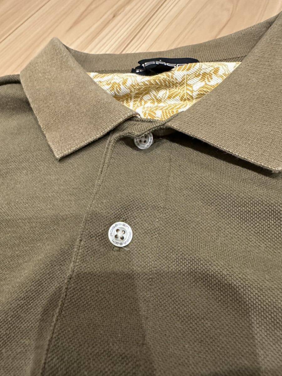 大きいサイズ　Rosasen ロサーセン　半袖　ポロシャツ　メンズ　サイズLL XL ゴルフ　ゴルフウェア　ロゴ　ワッペン_画像4