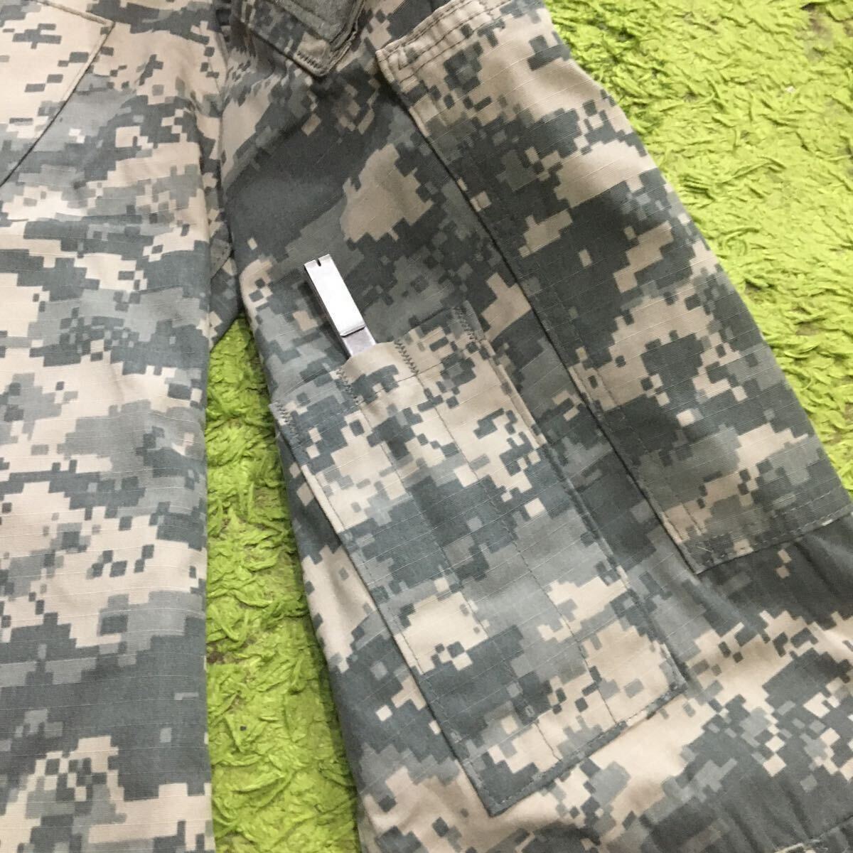 【made in USA】00's military deadstock/COAT, ARMY COMBAT UNIFORM/ACU/sizeL-S/ripstop/Untagged/極上品/_画像4