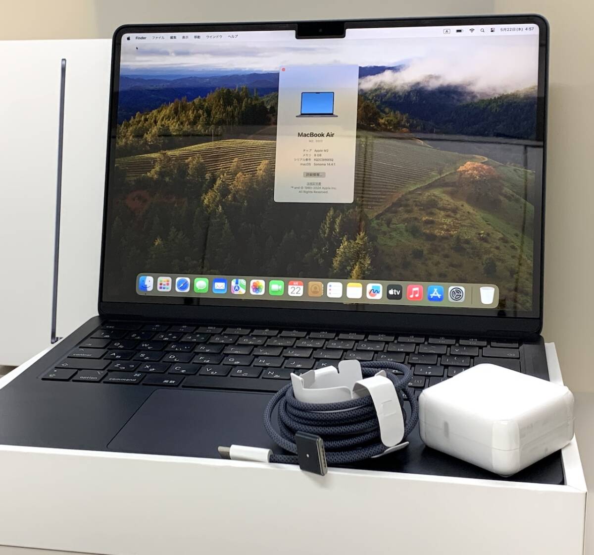 極美品・17回充電 Apple MacBook Air 13インチ 最大容量100 極美品・17回充電 Apple MacBook Air 13インチ 最大容量100