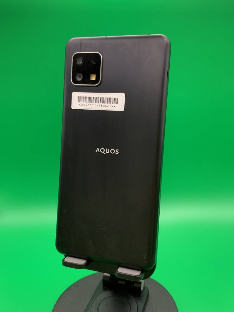 ★やや美品 AQUOS sense4 basic 64GB SIMフリー 最大容量良好 格安SIM可 SoftBank ○ A003SH ブラック 中古 新古品 573309 _画像3