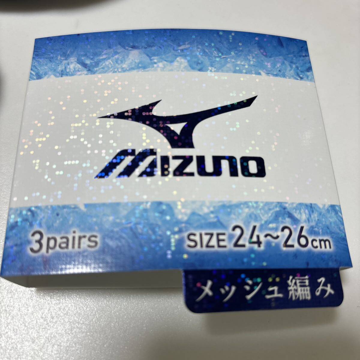 送料無料　MIZUNO 涼感設計　靴下　ソックス　ショート靴下　スニーカーソックス　3足セット_画像5