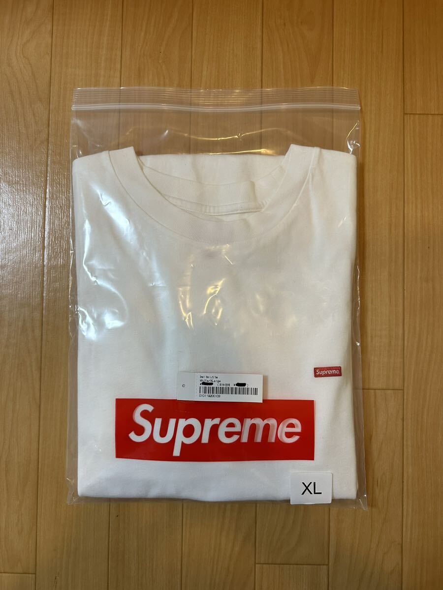 XL Supreme Small Box Logo L/S Tee White XLarge シュプリーム XL Supreme Small Box Logo L/S Tee White XLarge シュプリーム