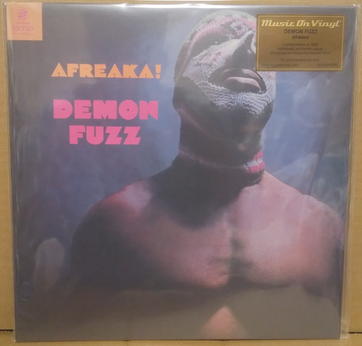 新品未開封 DEMON FUZZ/AFREAKA! 1500 COPIES LIMITED TRANSLUCENT MAGENTA COLOURED 180g VINYL + 番号! サイケ アフロ・ロック JAZZ ROCK_画像1