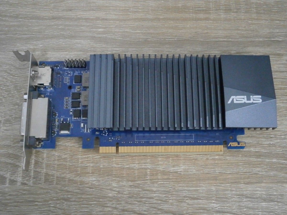 ASUS Geforce GT710《中古現状動作品》ファンレス PCI-Express ビデオカード ロープロファイル