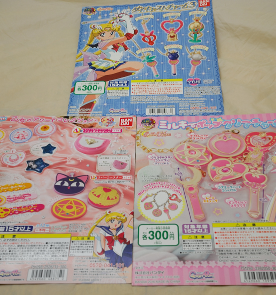 セーラームーン ダイキャストチャーム3 その他 ガシャポン 台紙 GASHAPON POP Sailor Moon_画像1