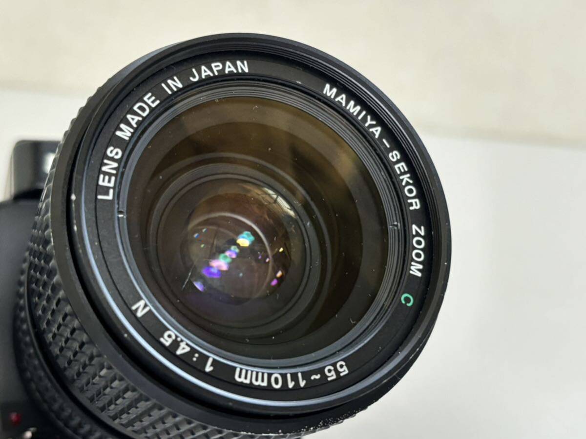 マミヤ Mamiya M645 SUPER レンズ 55-110mm 1:4.5 N 中判フィルムカメラの画像7