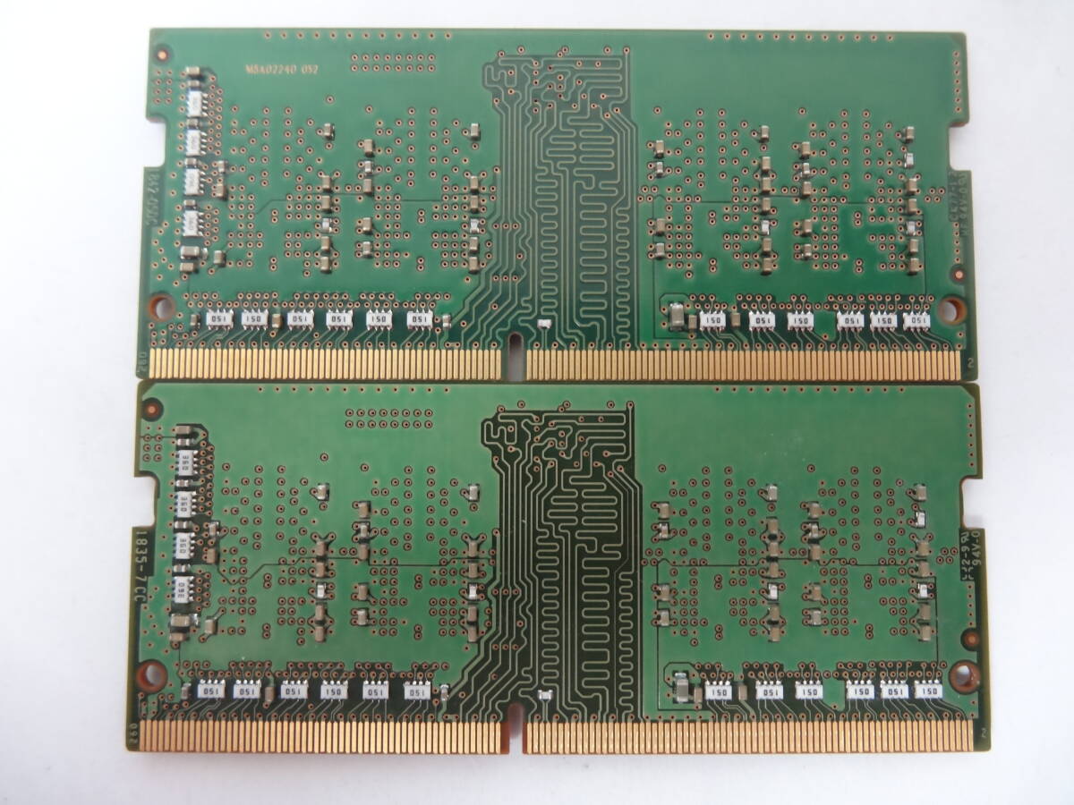 ☆SK hynix PC4-2400T 4GB×2枚 BIOS確認済☆(ノートメモリ) ③_画像2