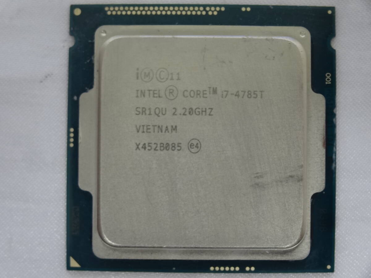 ★Intel /CPU Core i7-4785T 2.20GHz 起動確認済み！★_表面に傷あり