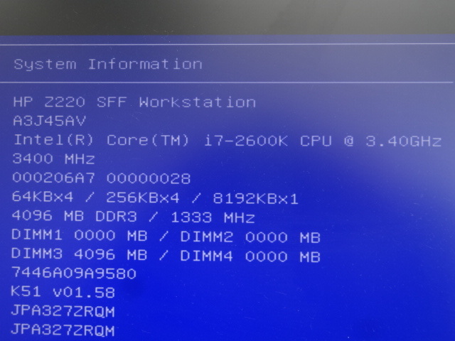 ★Intel /CPU Core i7-2600K 3.40GHz 起動確認済み★_画像4