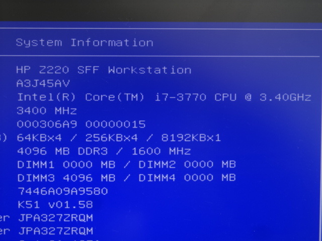 ★Intel /CPU Core i7-3770 3.40GHz 起動確認済み！★⑤_画像4
