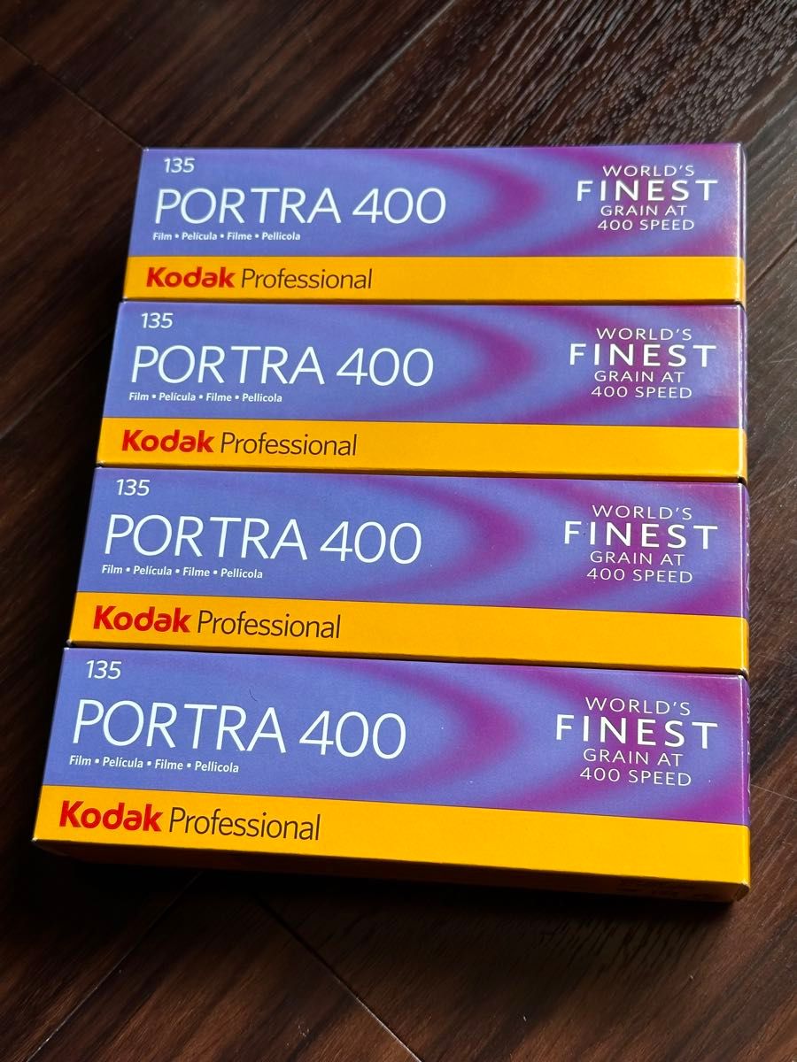 35mmフィルム　Kodak portra 400 4パック