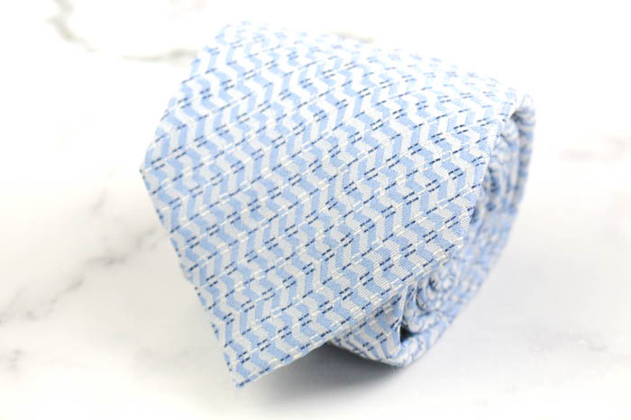 アルマーニコレッツォーニ ブランド ネクタイ ストライプ柄 シルク イタリア製 PO メンズ ブルー ARMANI COLLEZIONIの画像1