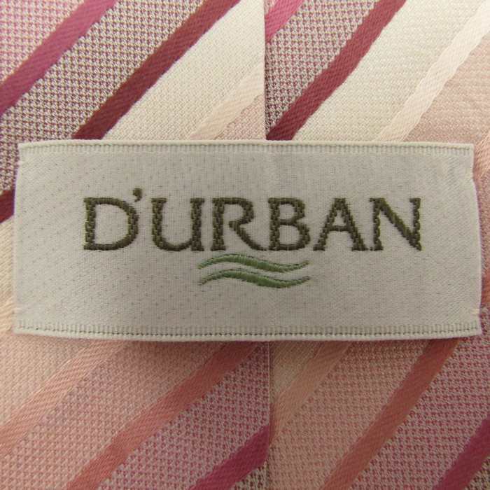 ダーバン ブランド ネクタイ ストライプ柄 シルク PO メンズ ピンク Durban_画像4