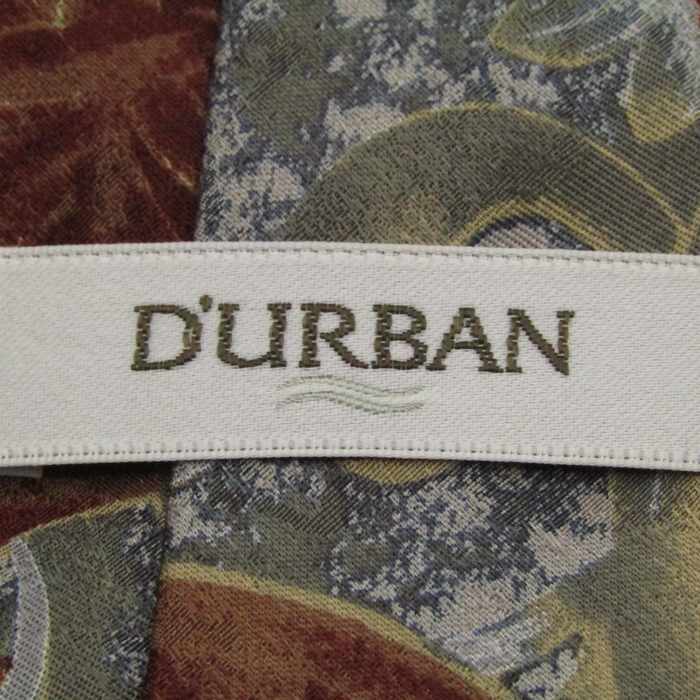 ダーバン ブランドネクタイ 総柄 シルク PO メンズ ベージュ Durban_画像4