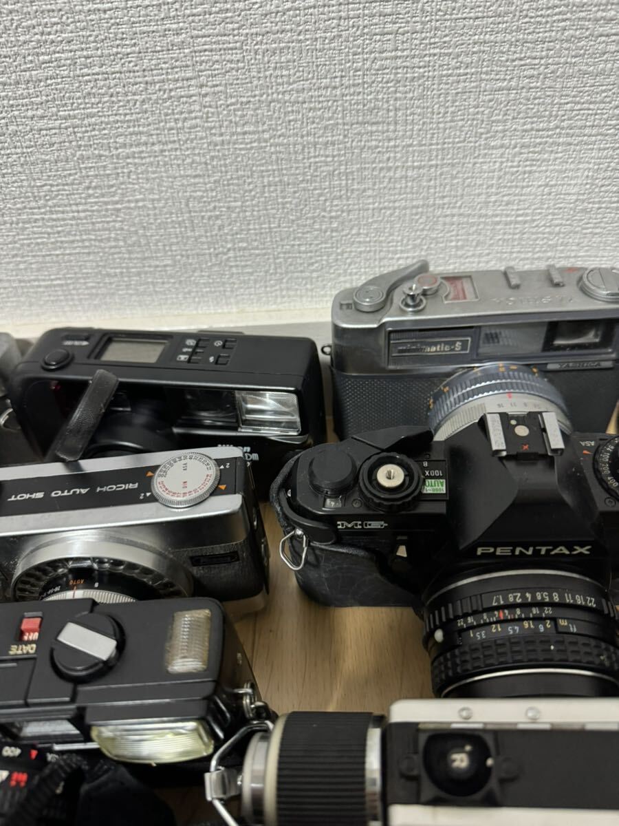 ジャンク フィルムカメラ 大量 まとめて Canon ASAHI PENTAX RICOH OLYMPUS KONICA MINOLTA 他 動作未確認 現状品 _画像6