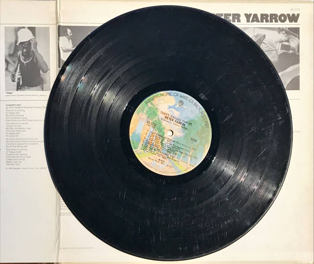 Peter Yarrow That's Enough For Me US ORIG_画像3