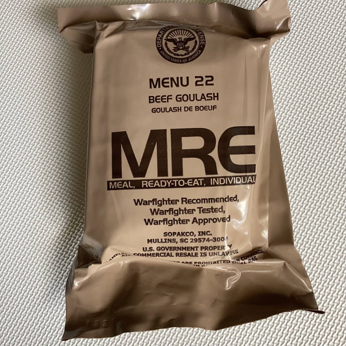 MRE ration 1 piece 
