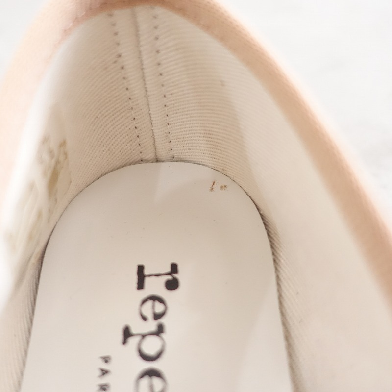 【定価3.8万】レペット repetto *CENDRILLON AD バレエシューズ 38.5/23.5*スエード皮革ベージュ0424(sh10-2404-29)【30E42】_画像7