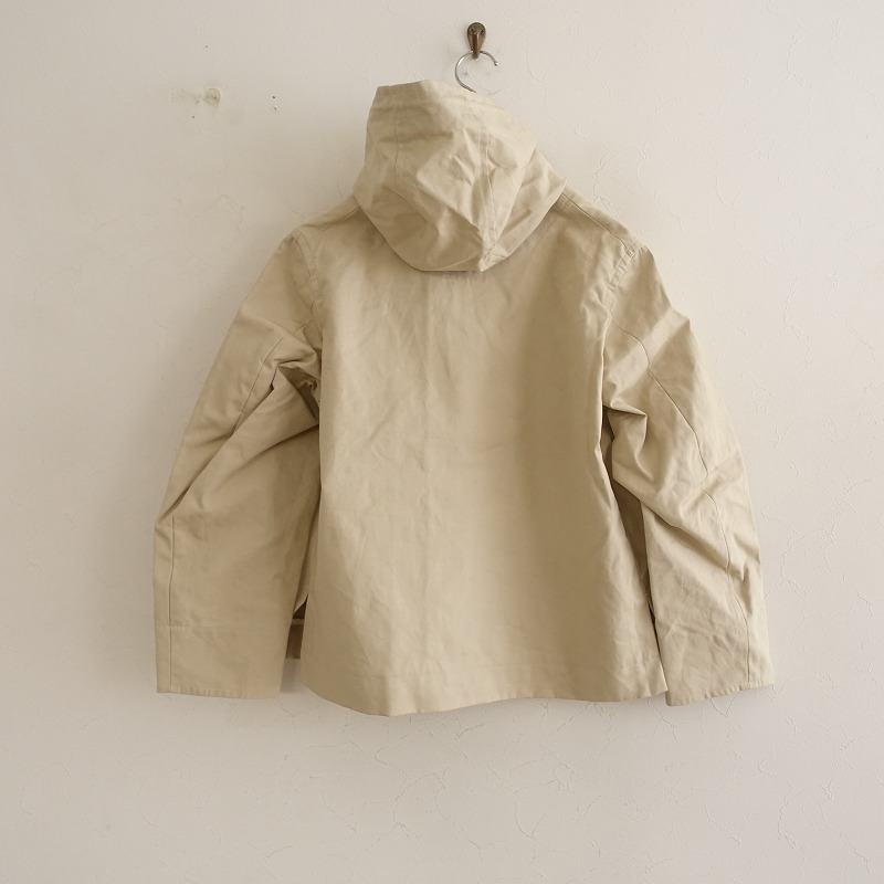 o-si bar ORCIVAL * cotton with a hood . Zip up jacket *1 cotton light chicken wings woven outer light beige (jk27-2404-72)[90E42]