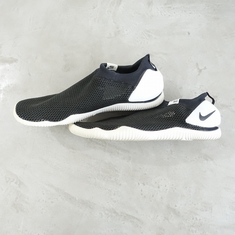 ナイキ NIKE *aquasock360 メッシュシューズ US6Y/UK5.5/EUR38.5/cm24/24*スリッポン黒×白0424(sh10-2404-46)【01E42】の画像6